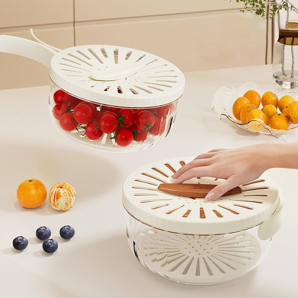 5-in-1 Drain Basket – One Bowl, Five Kitchen Tools