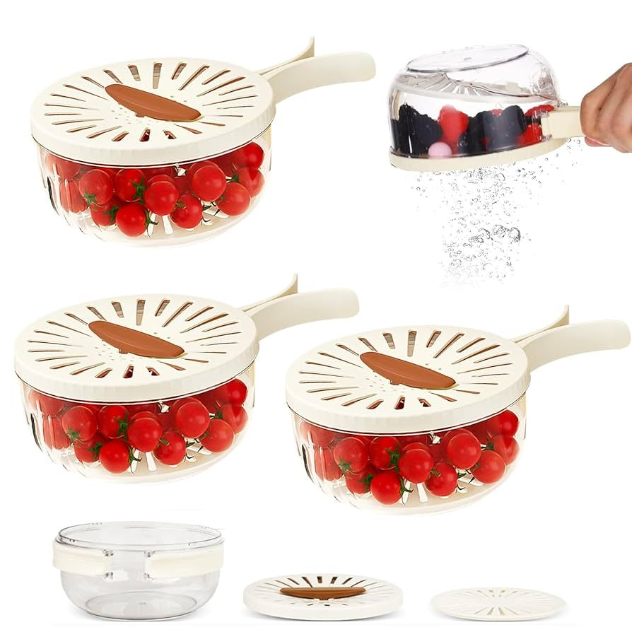 5-in-1 Drain Basket – One Bowl, Five Kitchen Tools