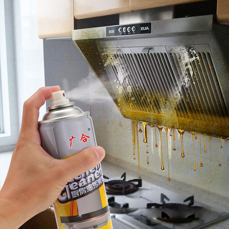 Foam Spray Kitchen Cleaner – Grease Gone in 60 Seconds