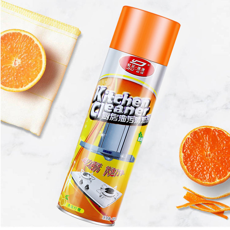 Foam Spray Kitchen Cleaner – Grease Gone in 60 Seconds