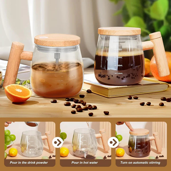Self-Stirring Mug – Perfect Coffee, Zero Effort