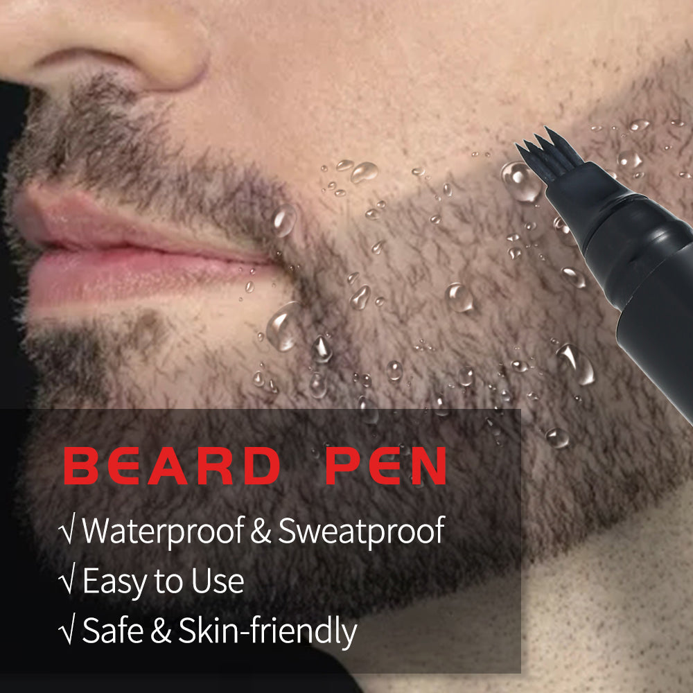 Beard Filler Pencil & Brush Kit