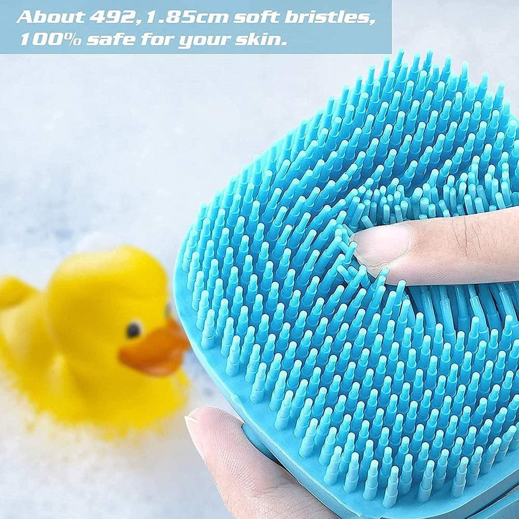 Silicone Shower Scrub Brush – Deep Clean & Skin Care