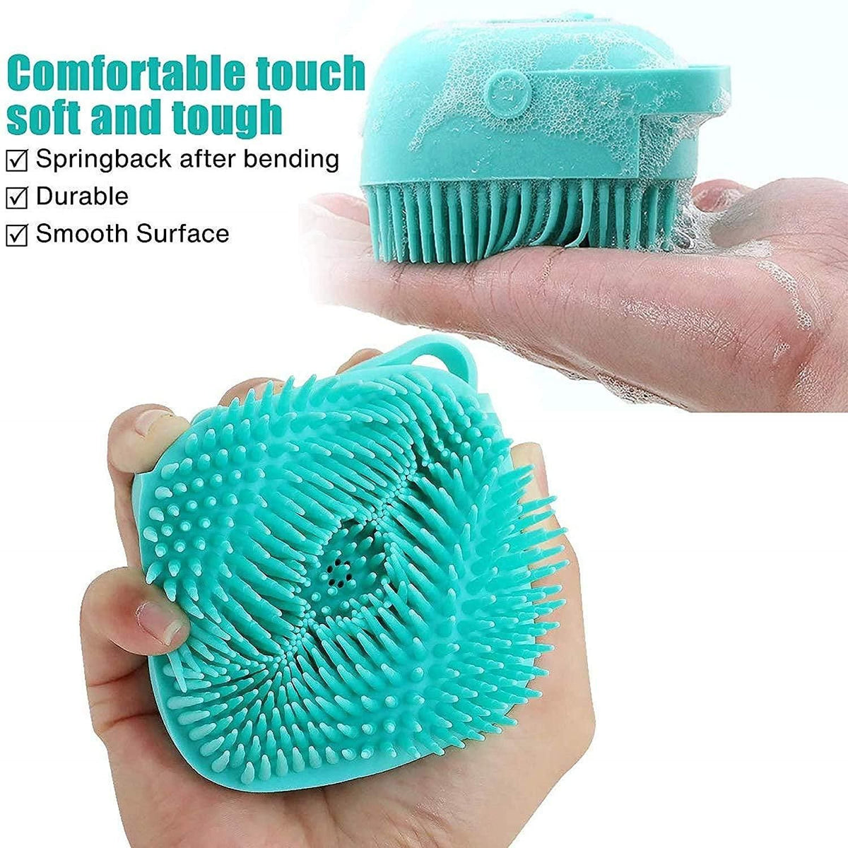 Silicone Shower Scrub Brush – Deep Clean & Skin Care