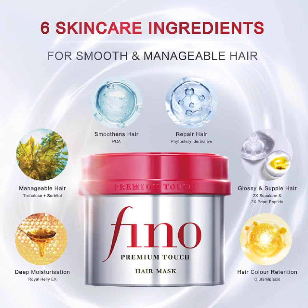 Fino Korean Hair Mask — Deep Repair & Moisture Treatment
