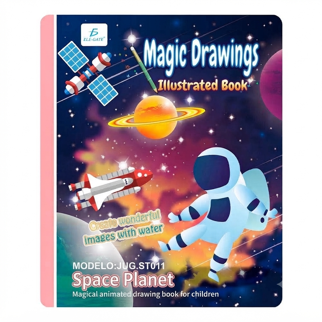 Magic Water Coloring Book – Space Adventure