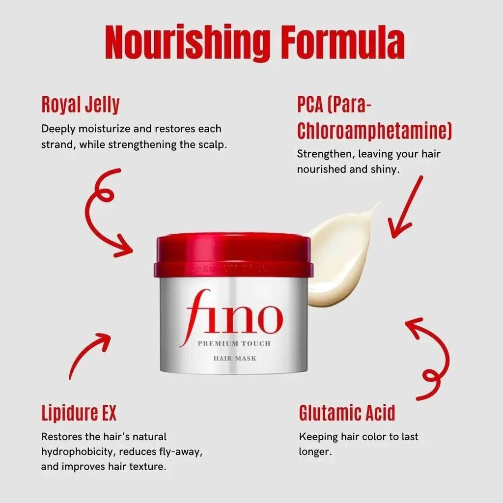 Fino Korean Hair Mask — Deep Repair & Moisture Treatment
