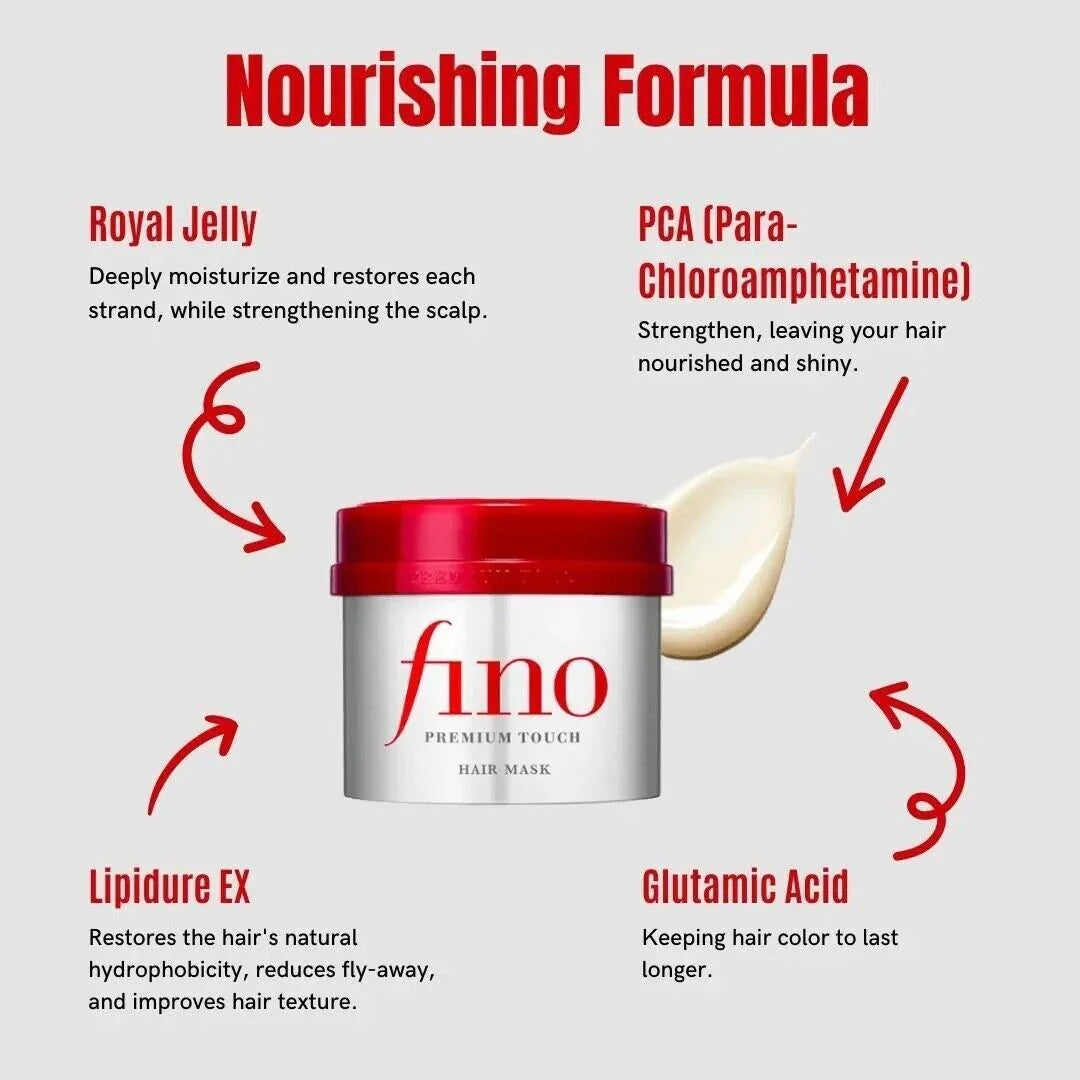 Fino Korean Hair Mask — Deep Repair & Moisture Treatment